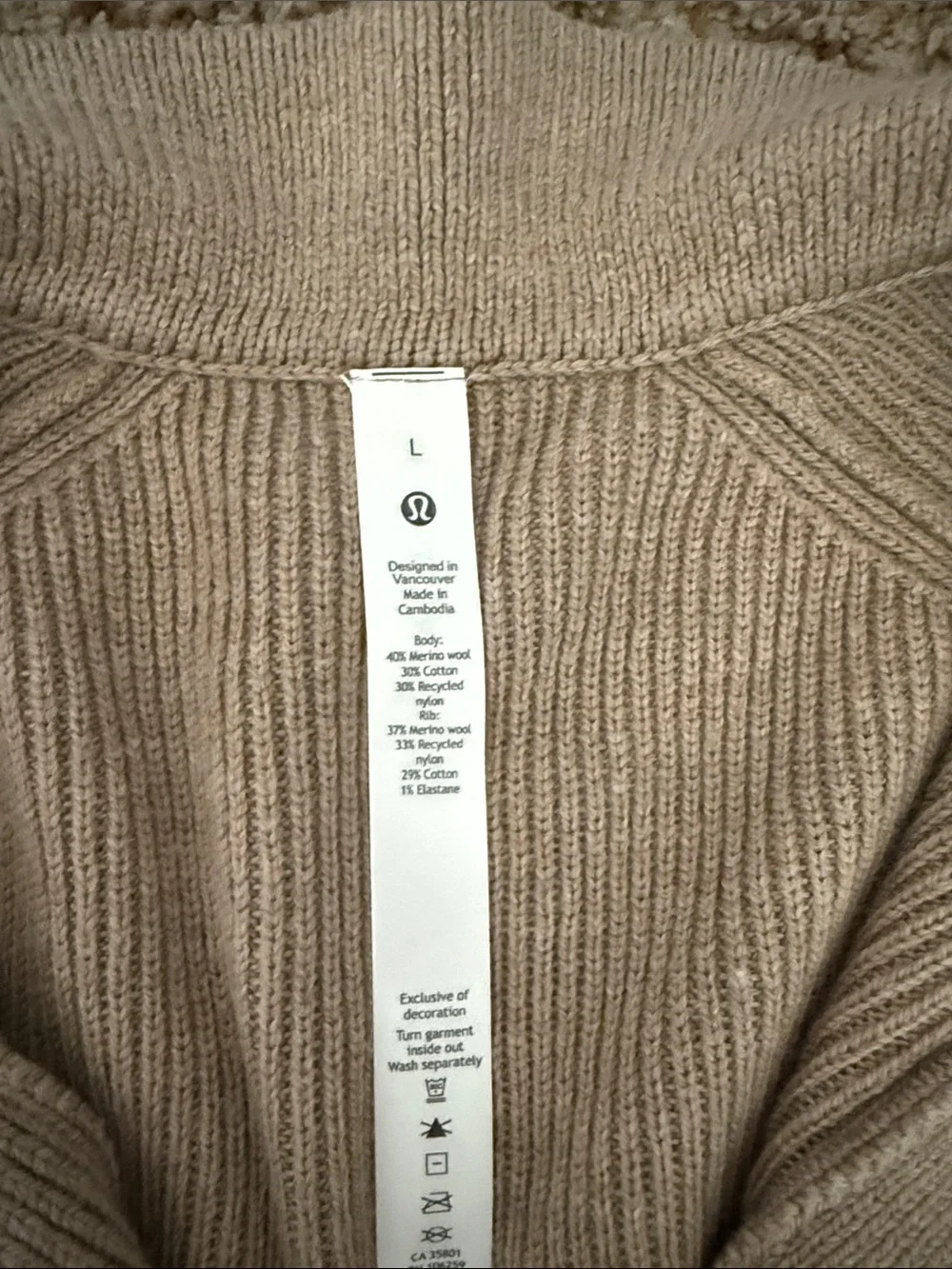 lululemon athletica lululemon sweater